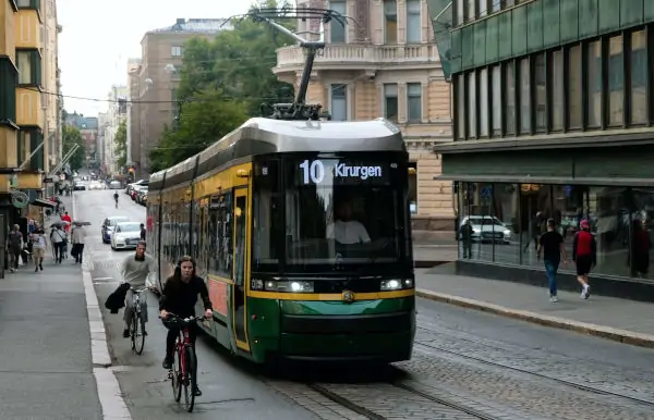 Transportation for events - tram and bicycle